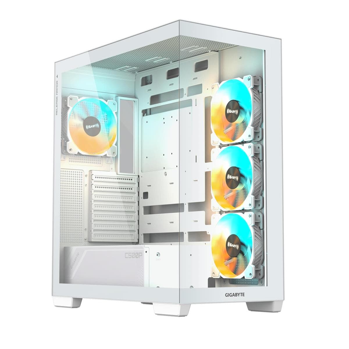Корпус Gigabyte Aorus C500 Panoramic Stealth Tempered Glass Ice без БЖ (GB-C500PI ST)