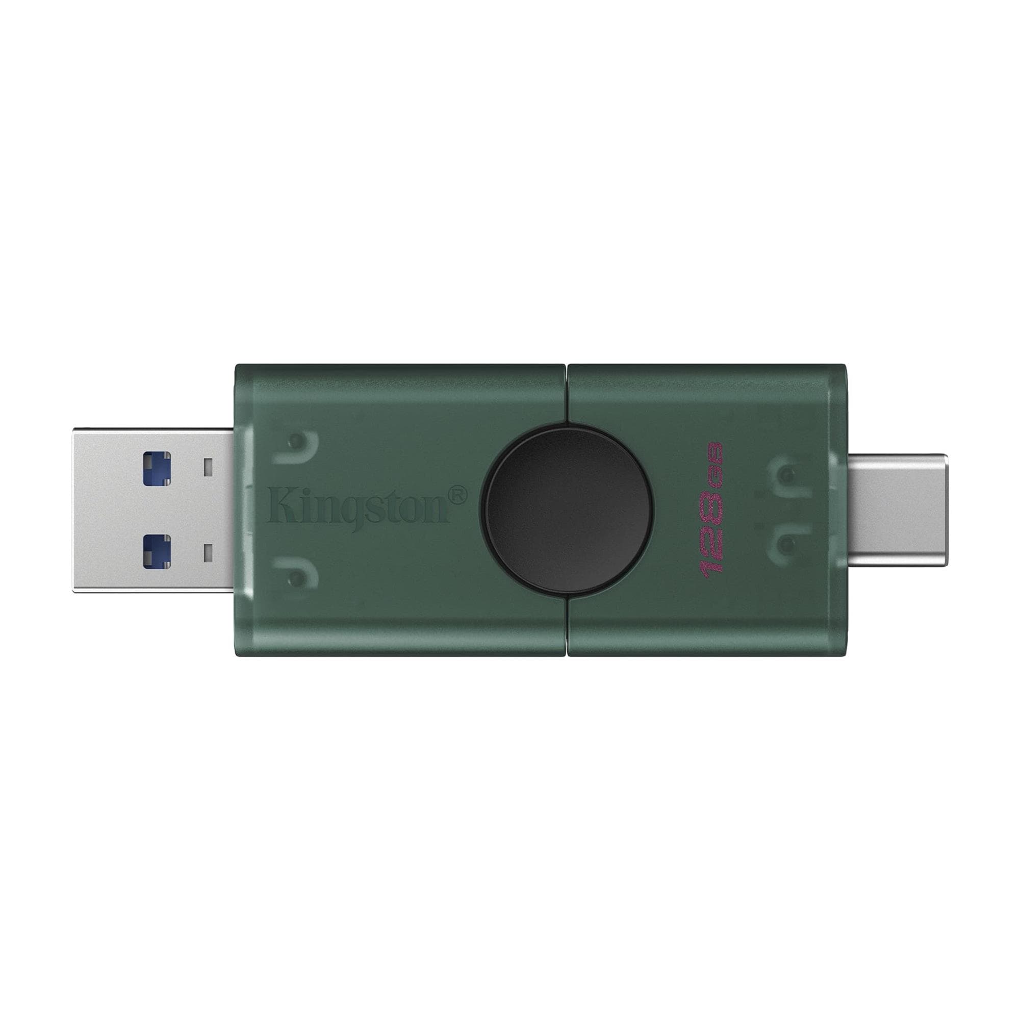 Флеш-накопичувач USB3.2 128GB Type-C Kingston DataTraveler Duo Green (DTDEG2/128GB)