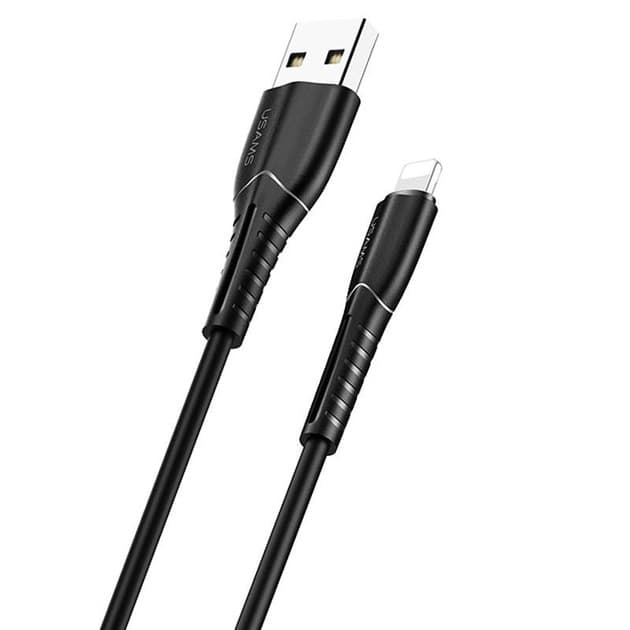 Кабель Usams US-SJ364 USB - Lightning (M/M), 1 м, Black (SJ364USB01)