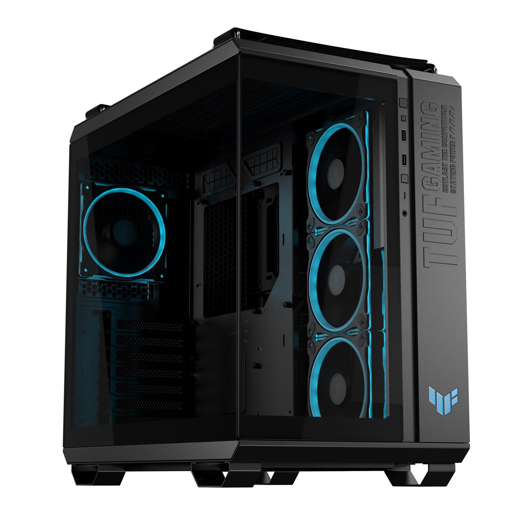Корпус Asus TUF Gaming GT502 Horizon ARGB Black без БЖ (90DC0090-B19020)