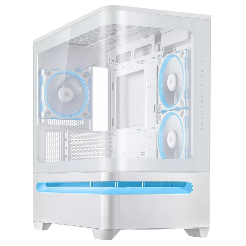 Корпус Asus Prime AP202 ARGB Tempered Glass White без БЖ (90DC00P3-B19000)