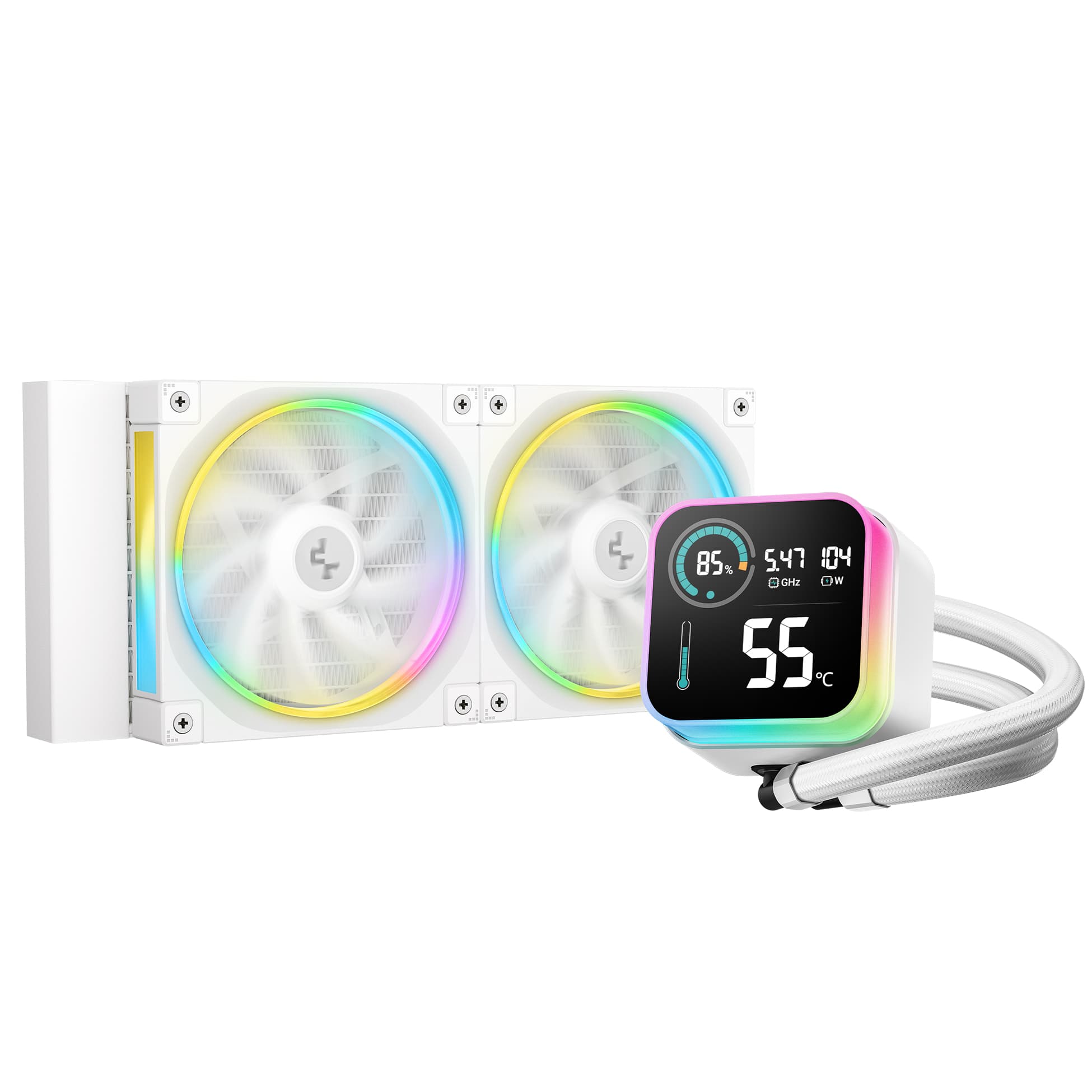 Система водяного охолодження DeepCool LQ240 White (R-LQ240-WHDSMC-G-1)