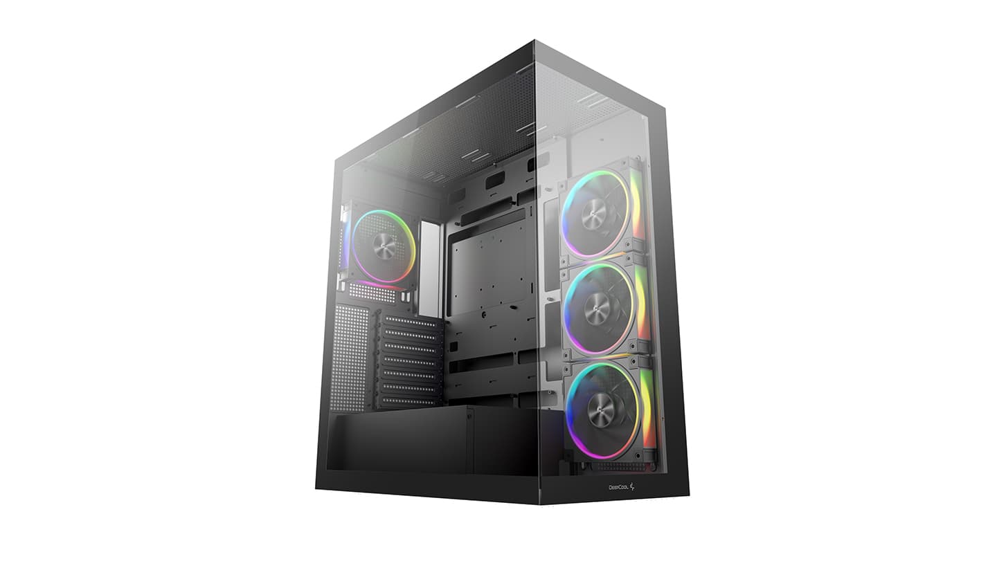 Корпус Deepcool CG580 4F V2 чорний без БЖ ITX/Micro-ATX/ATX/MicroATX(rear connector)