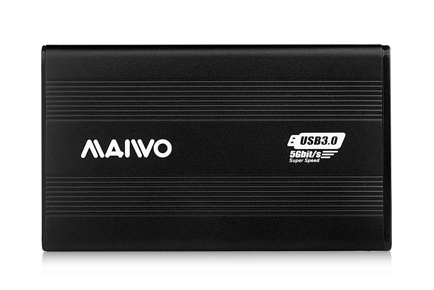 Кишеня Maiwo зовнішня для HDD 2,5" SATA через USB3.0 на гвинтах алюміній чорна