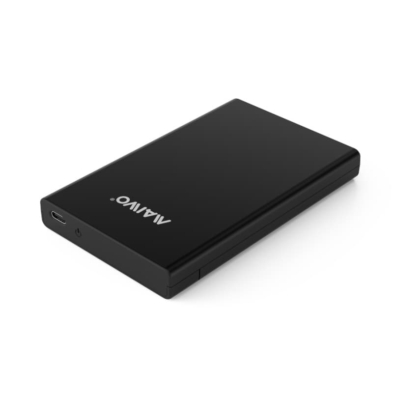 Кишеня Maiwo зовн. для 2.5" SATA HDD/SSD через USB3.1 GEN2 TypeC безгвинт.засувне крепл. пласт.чорна