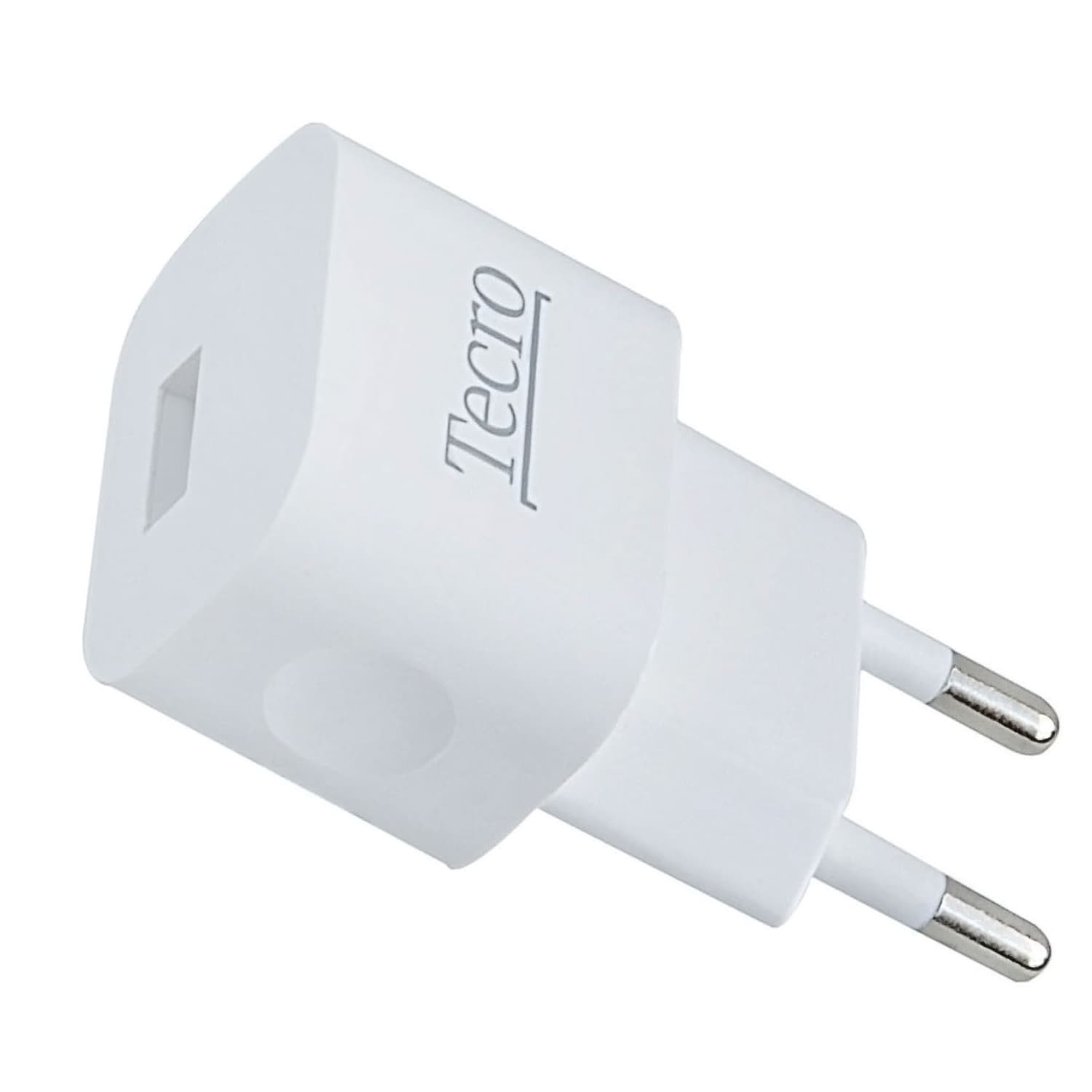 Мережевий зарядний пристрій Tecro (1xUSB, 1A) White (TR-CHG01-WT)