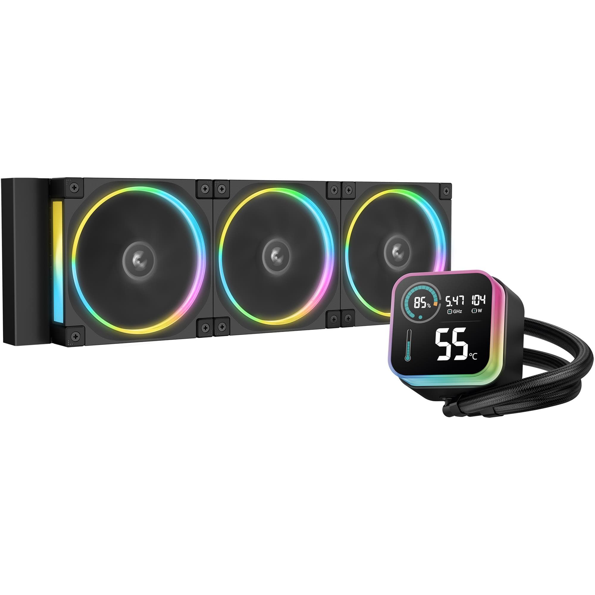 Система водяного охолодження DeepCool LQ360 Ultra ARGB Black (R-LQ360-BKASMC-G-1)