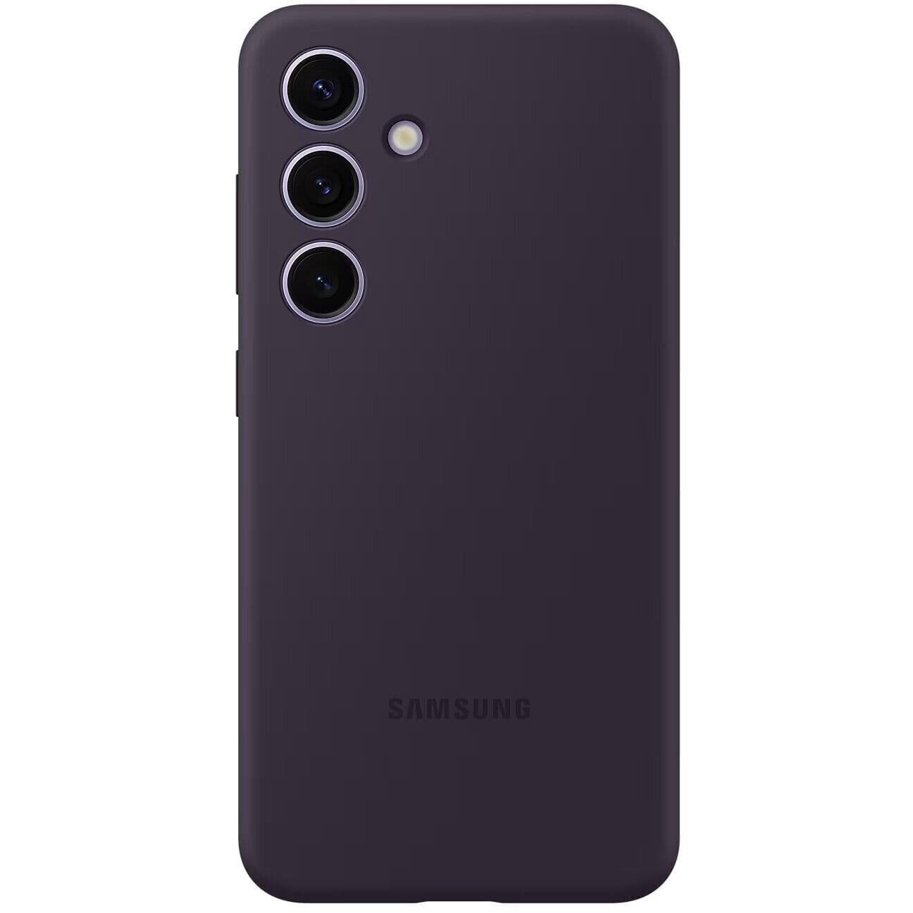 Чохол-накладка Samsung Silicone Cover для Samsung Galaxy S24 SM-S921 Dark Violet (EF-PS921TEEGWW)