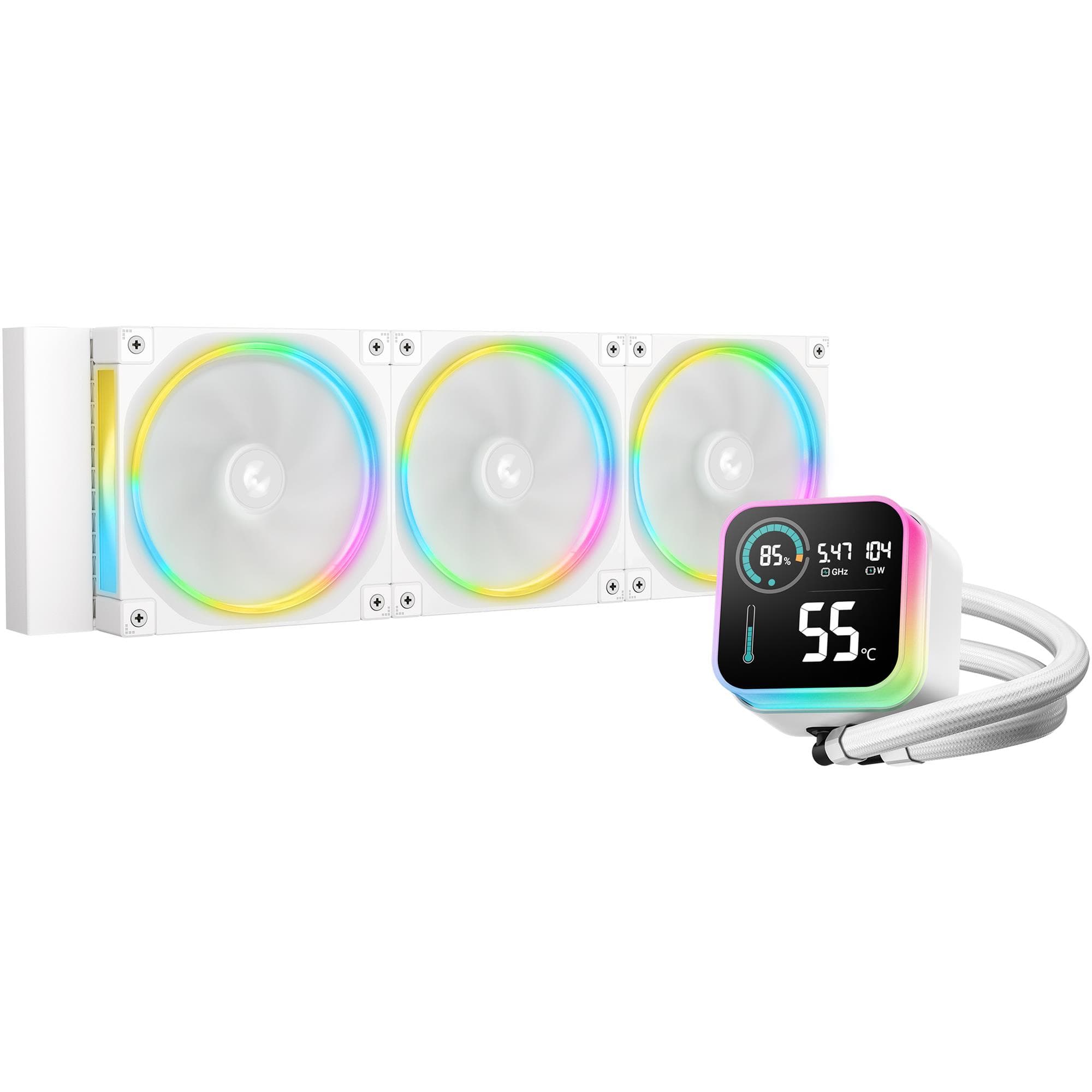 Система водяного охолодження DeepCool LQ360 Ultra ARGB WH (R-LQ360-WHASMC-G-1)