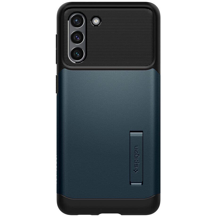 Чохол-накладка Spigen Slim Armor для Samsung Galaxy S21 SM-G991 Metal Slate (ACS02444)