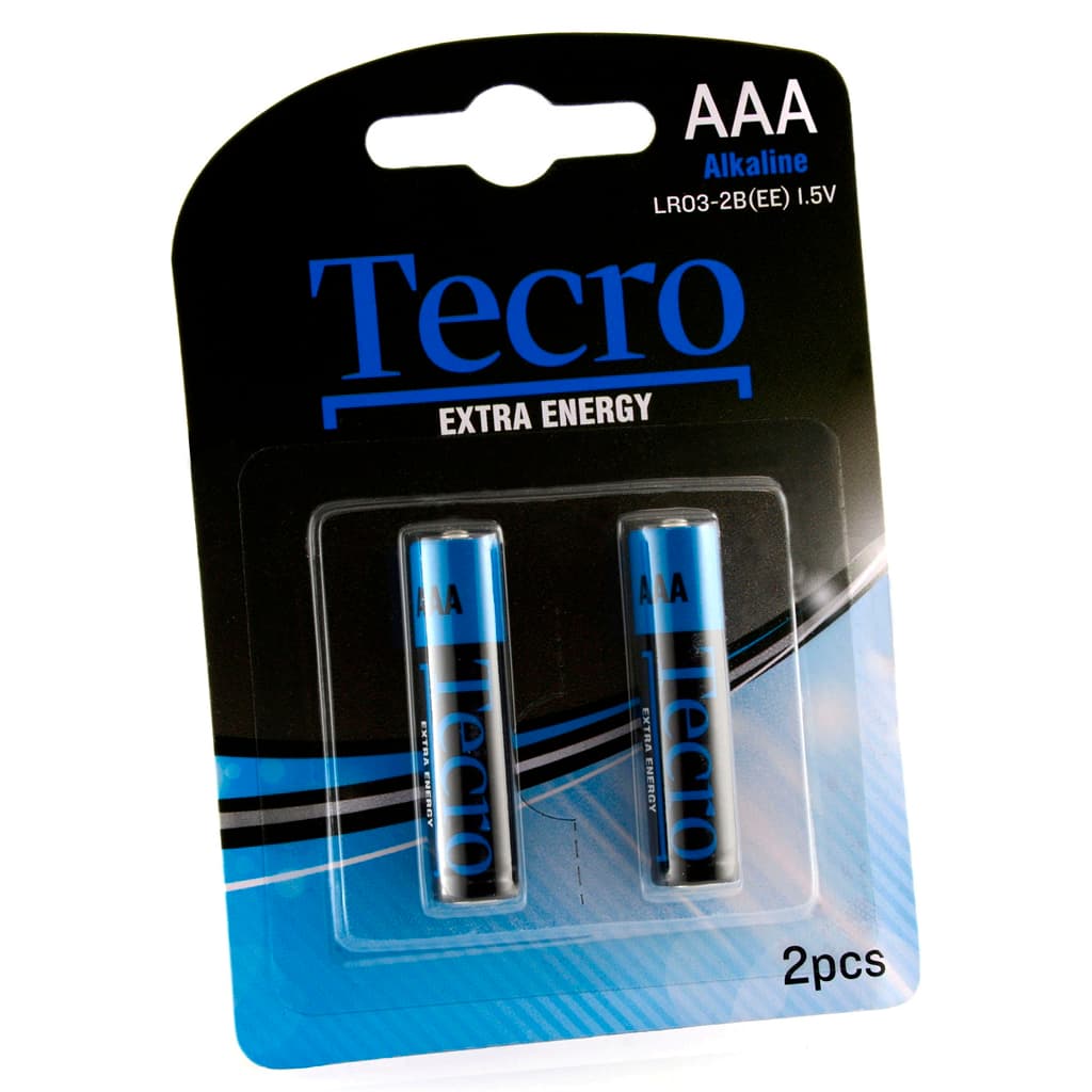 Батарейка Tecro Extra Energy Alkaline AAA/LR03 BL 2 шт