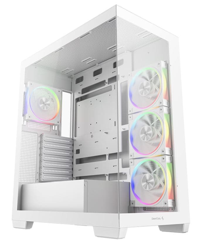 Корпус Deepcool CG580 4F V2 білий без БЖ ITX/Micro-ATX/ATX/MicroATX(rear connector)
