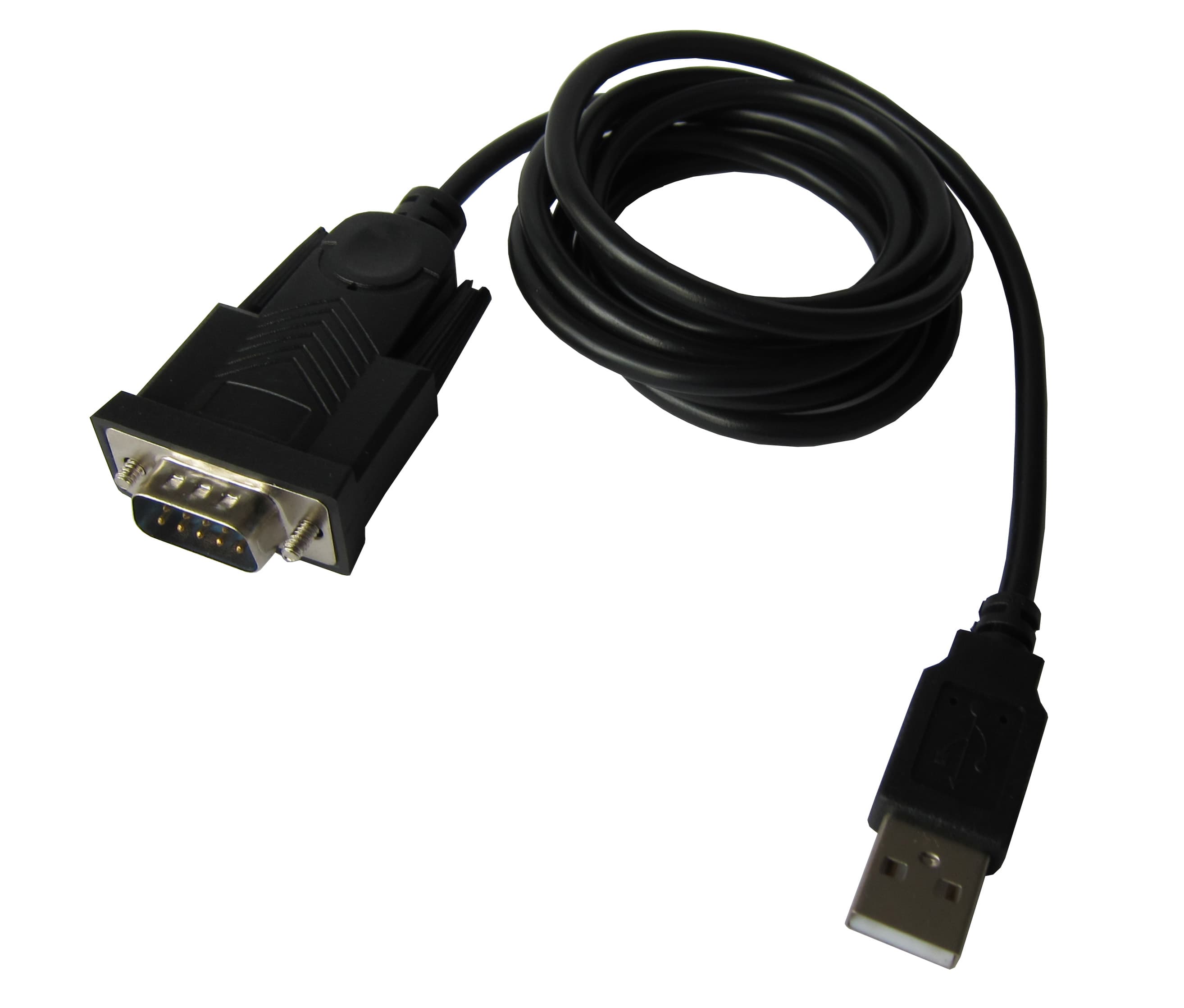 Адаптер Dynamode USB 2.0 A Male - 1*RS-232 (COM) кабель 1,5 м, чіпсет FTDI FT232RL, чорний