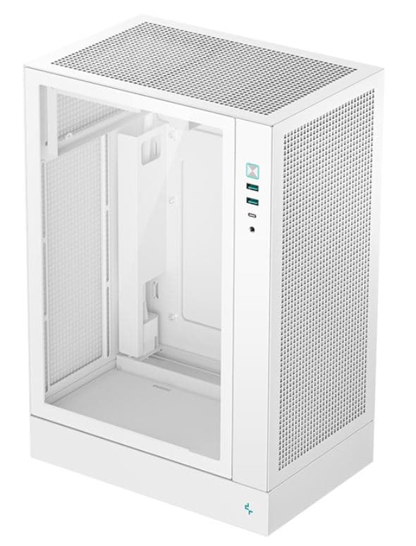 Корпус Deepcool CH170 PLUS білий без БЖ Mini-ITX/Micro-ATX