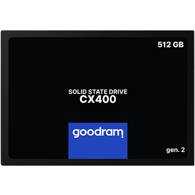 Накопичувач SSD  512GB Goodram CX400 Gen.2 2.5" SATAIII 3D TLC (SSDPR-CX400-512-G2)