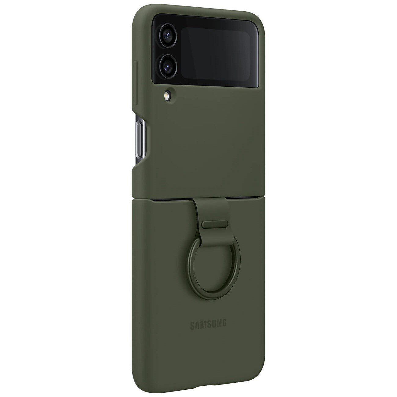 Чохол-накладка Samsung Silicone Cover with Ring для Samsung Galaxy Flip 4 SM-F721 Khaki (EF-PF721TGEGUA)