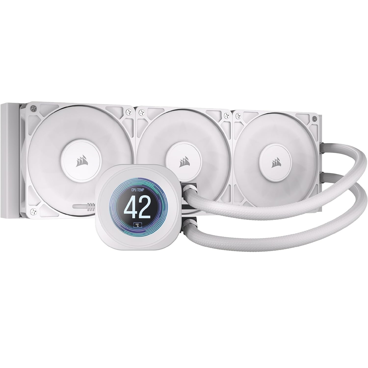 Система водяного охолодження Corsair Nautilus 360 RS LCD White (CW-9061034-WW)