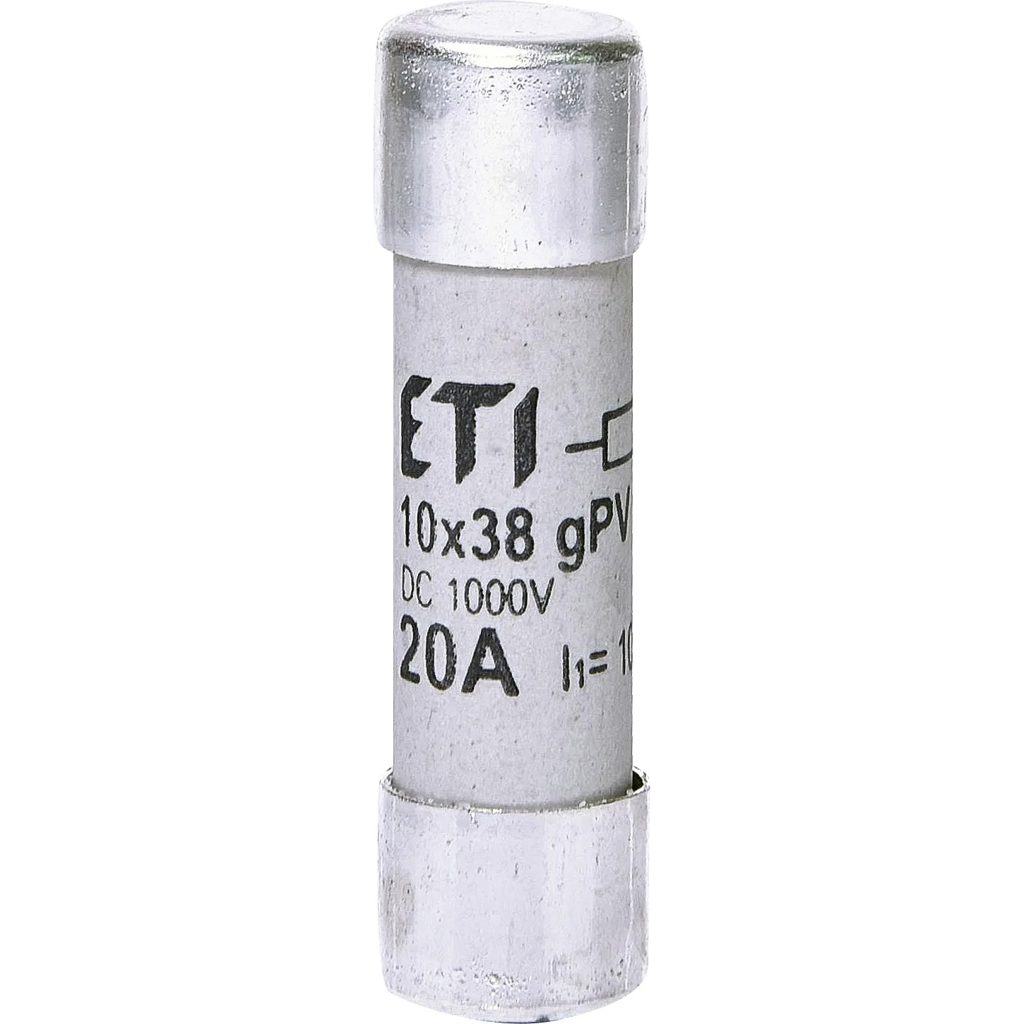 Запобіжник ETI CH 10х38 gPV 20A 1000V UL (10kA) (2625108)