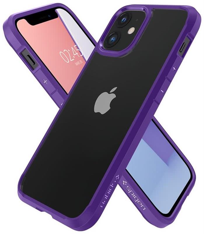Чохол-накладка Spigen Crystal Hybrid для Apple iPhone 12 Mini Hydrangea Purple (ACS01544)