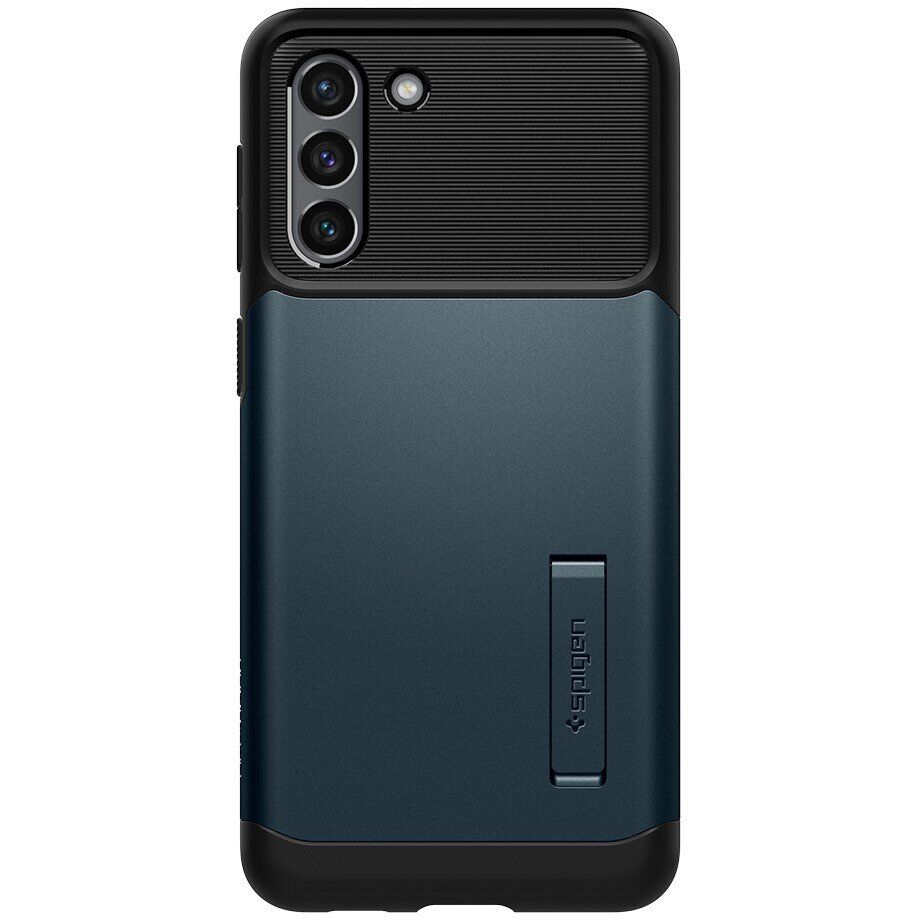 Чохол-накладка Spigen Slim Armor для Samsung Galaxy S21 SM-G991 Metal Slate (ACS02444)
