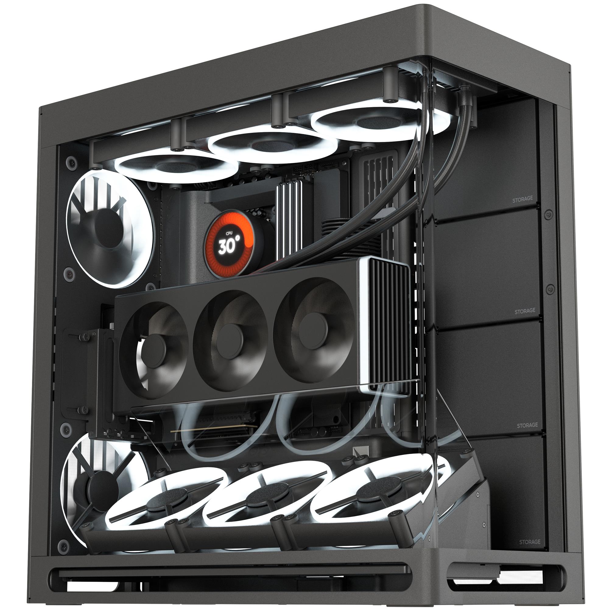 Корпус HAVN HS 420 VGPU Edition Black (HVN-CA-HS420-08)