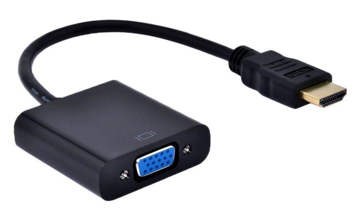 Адаптер STLab HDMI (PC/laptop) - VGA F(Monitor) для підкл. PS3/PS4, аудіо та кабель USB у комплекті