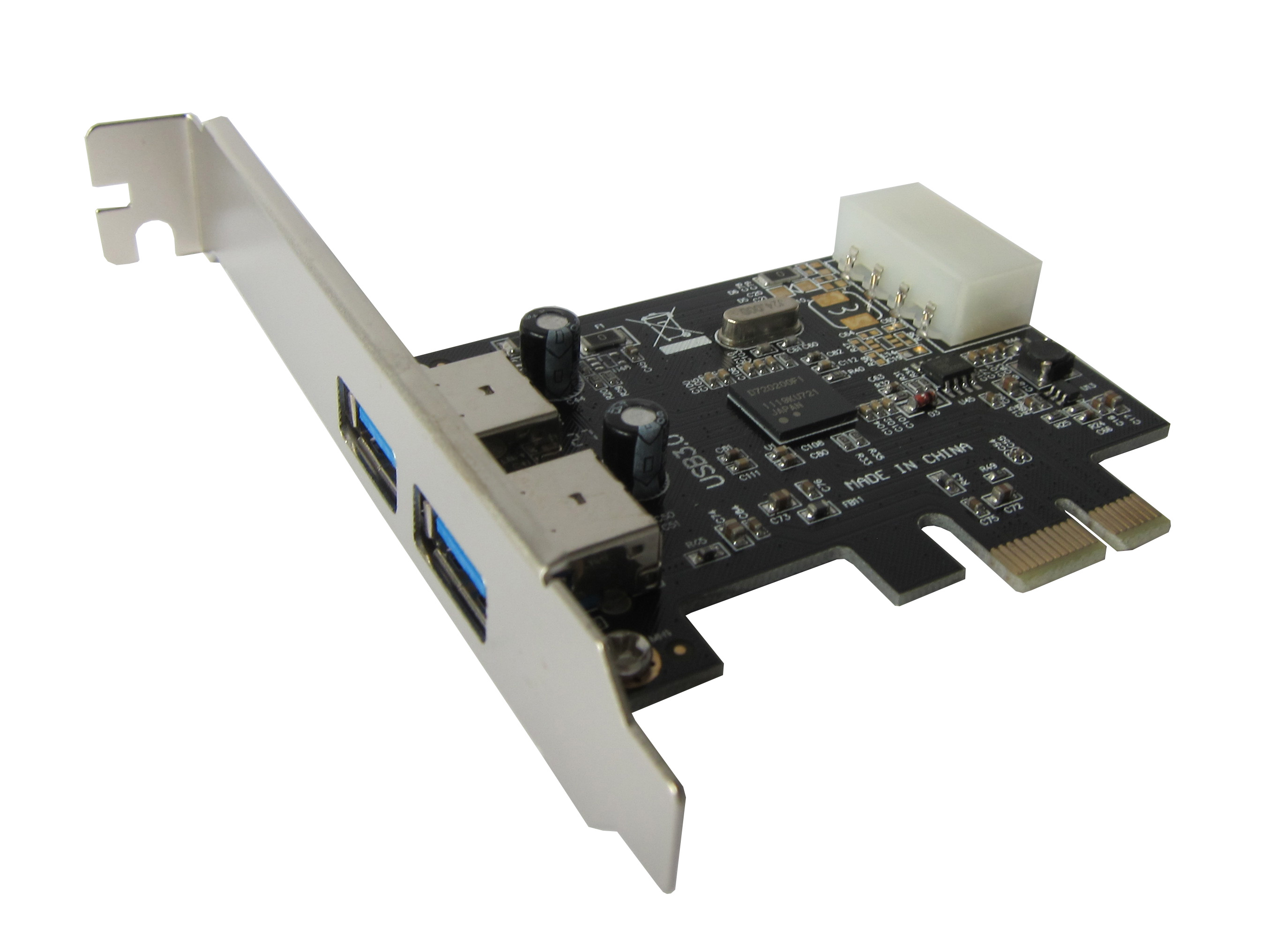 Контроллер Dynamode USB 3.0 2 внешних порта NEC µPD720200 PCI-E