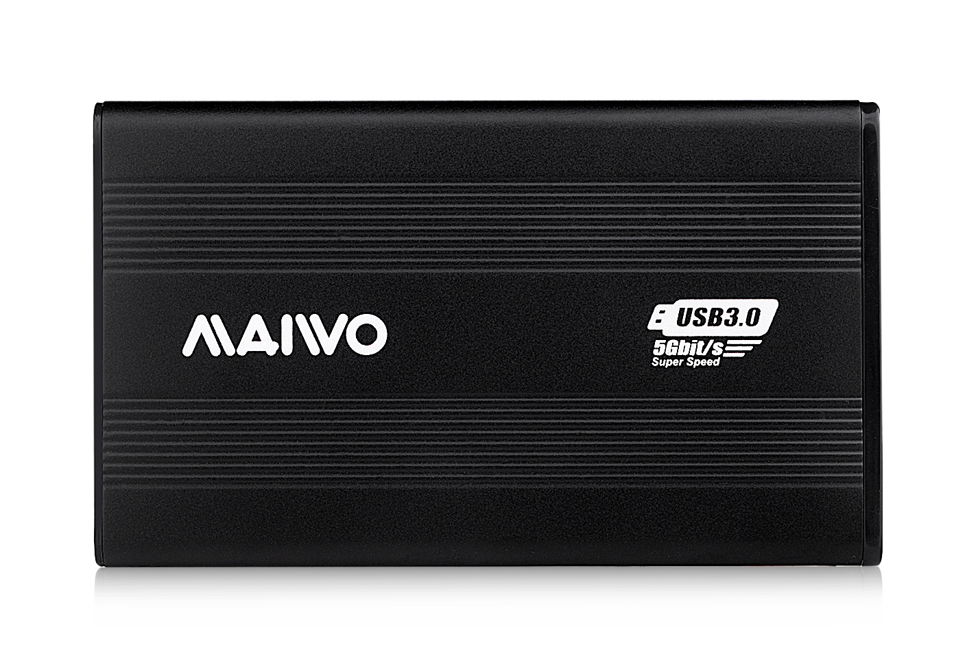 Кишеня Maiwo зовнішня для HDD 2,5" SATA через USB3.0 на гвинтах алюміній чорна