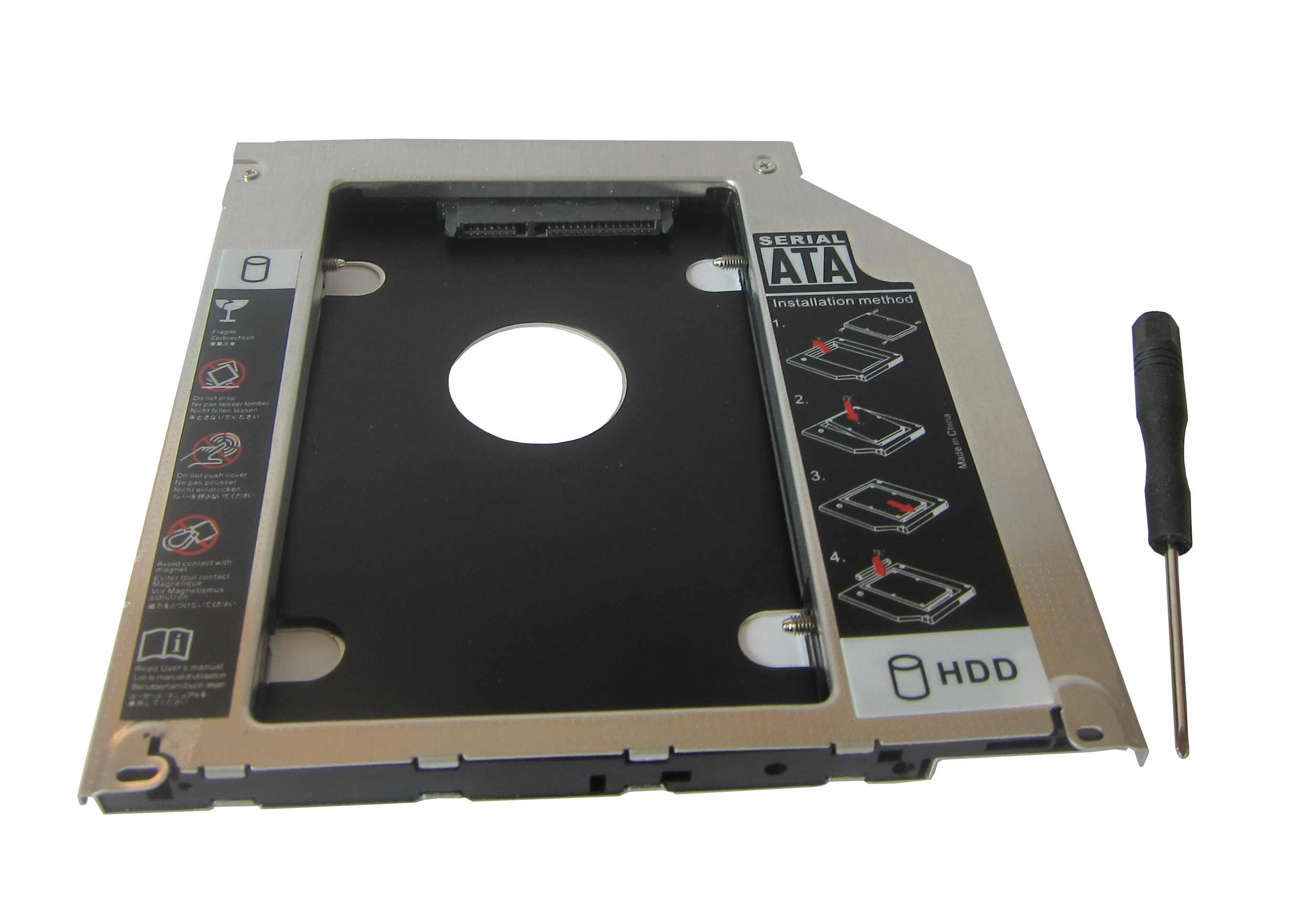 Кишеня-адаптер Maiwo для підключ. 2,5" HDD/SSD SATA3 у відсік приводу Macbook (Pro/Air) 13" 15" 17"