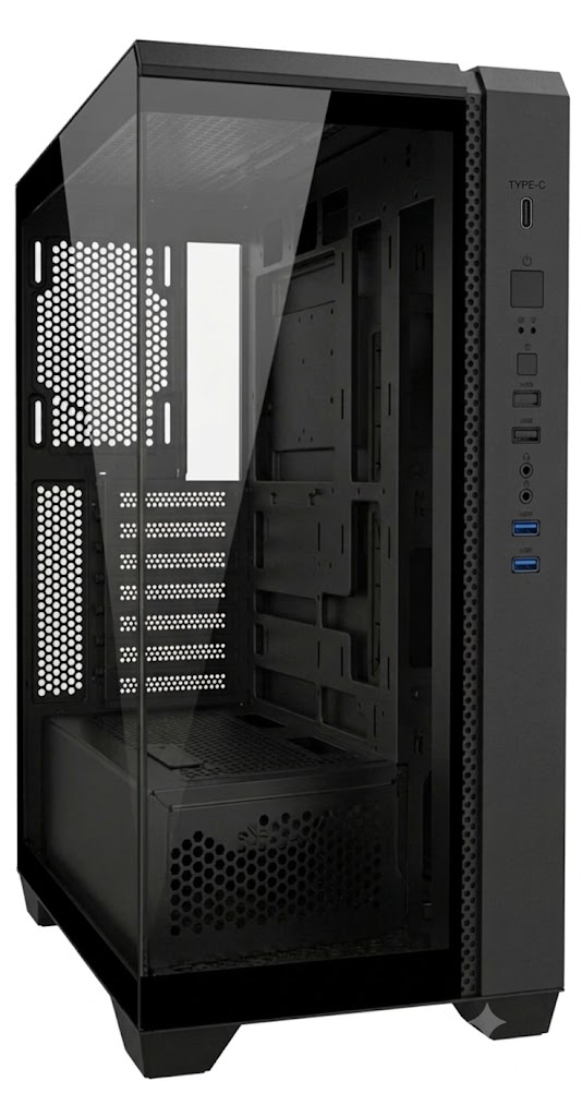 Корпус Frontier AUREX AU31A E-ATX/ATX/Micro ATX/Mini ITX/BTFcase w/2*USB3.0+1*USB2.0+Type-C+HD Audio