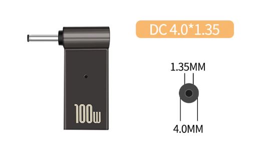 Адаптер PD 100W USB Type-C Female to DC Male Jack 4.0x1.35 mm – для заряджання ноутів ASUS