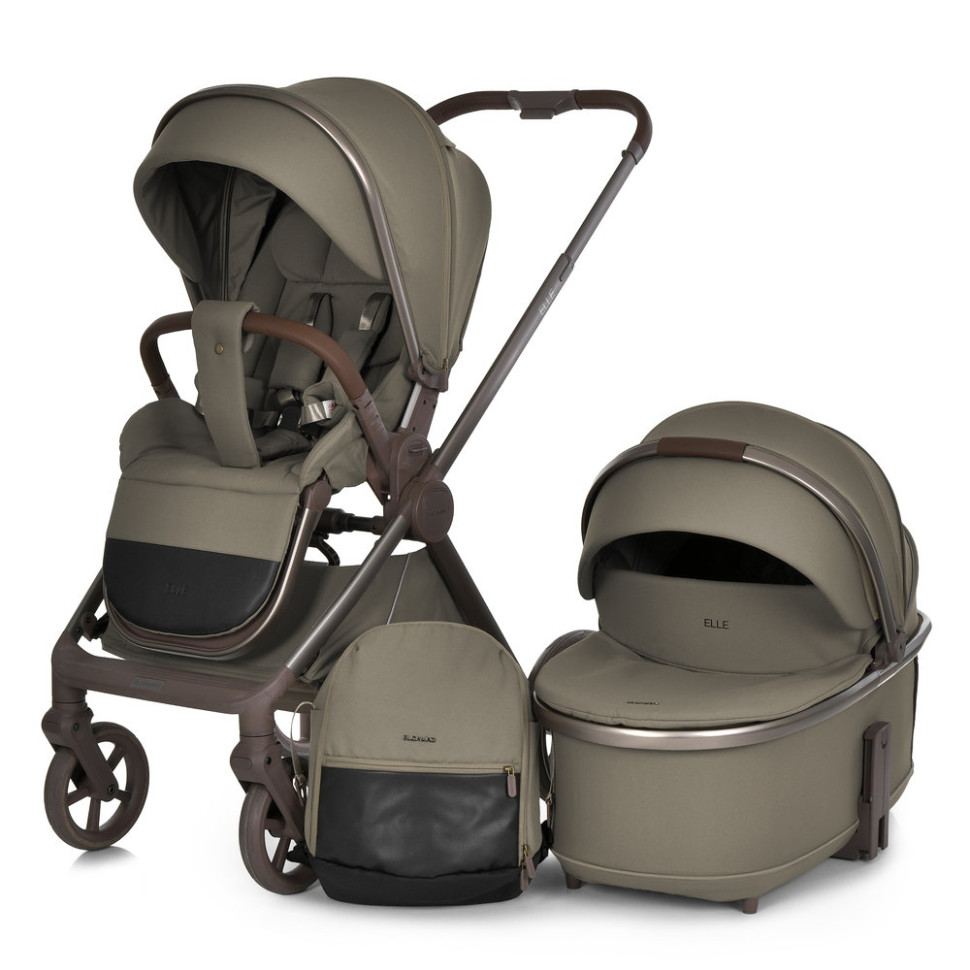 Коляска универсальная 2 в 1 ELLE ME 1221 Mocha