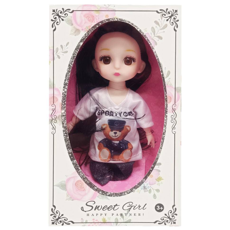 Детская кукла "Fashion Sweet Girl" 3396-144 Черный