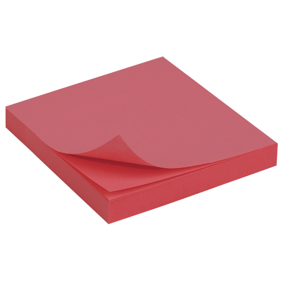 Бумага для заметок самоклеящаяся DSCN0620(Red) 100 шт, 76х76 мм