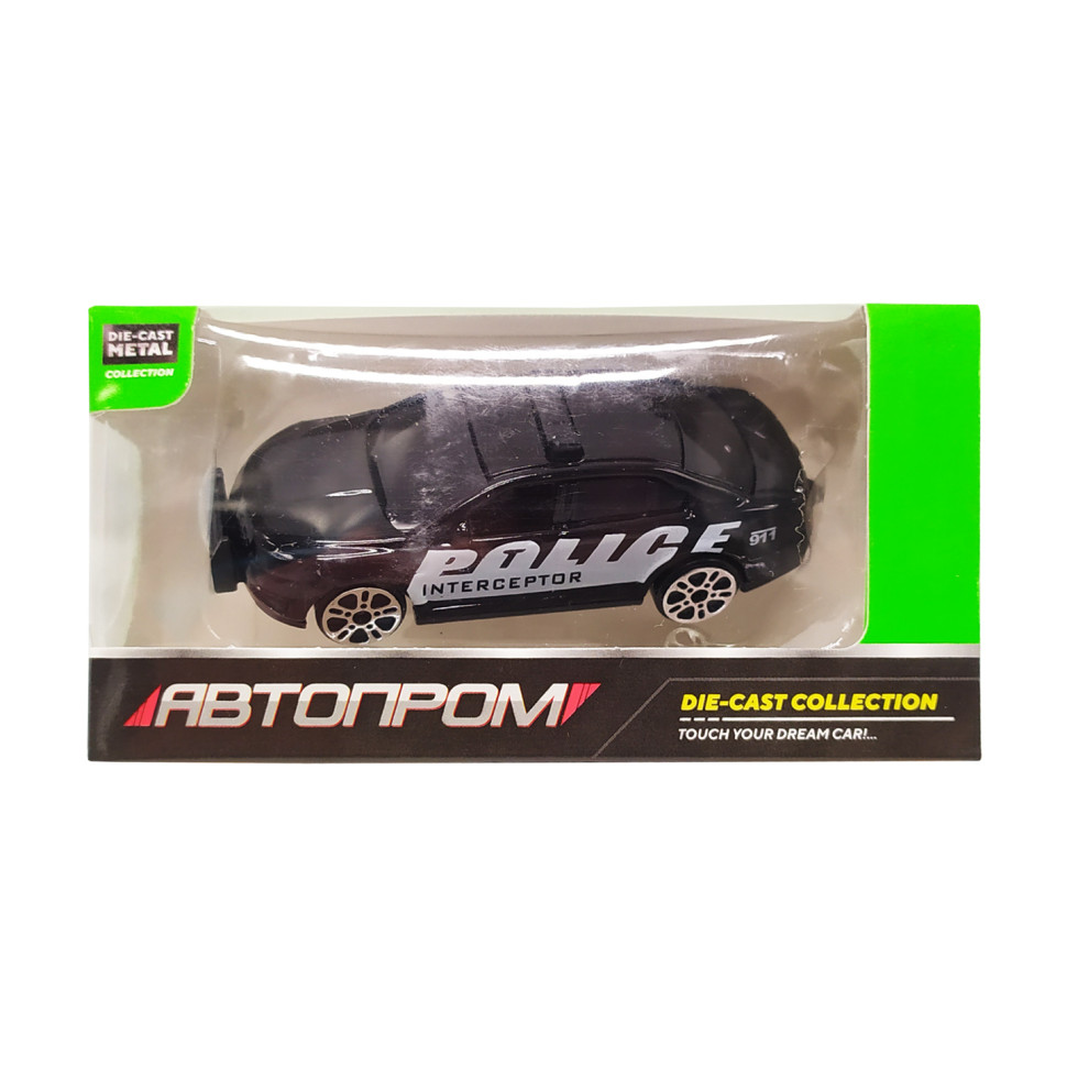 Детская металлическая машинка АвтоПром 7629 масштаб 1:64   Police Седан