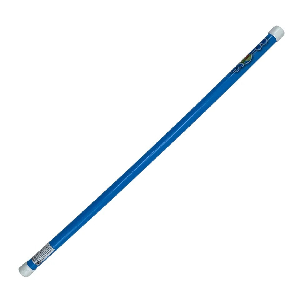Палка гимнастическая тренировочная 20270(Blue) длина 80 см, d 27 мм
