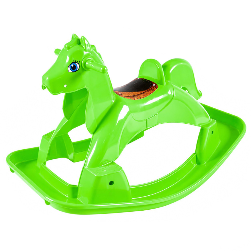 Лошадка-качалка Doloni Toys 05550/6 Зелёная