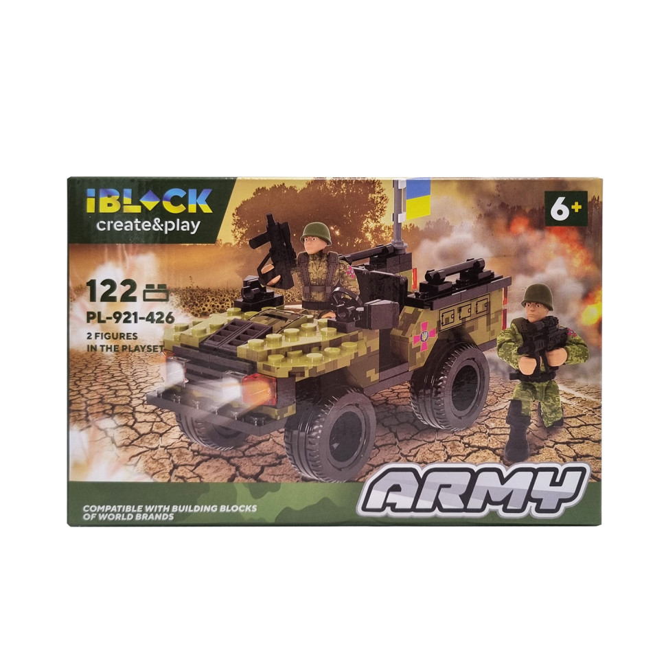 Конструктор детский Армия IBLOCK PL-921-426, 4 вида Вид 4