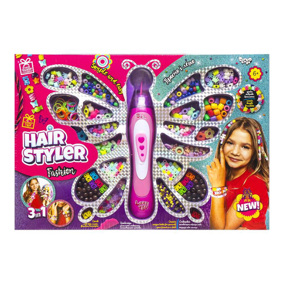 Набор креативного творчества "Hair Styler. Fashion" HS-01-01 станок для плетения кумихимо