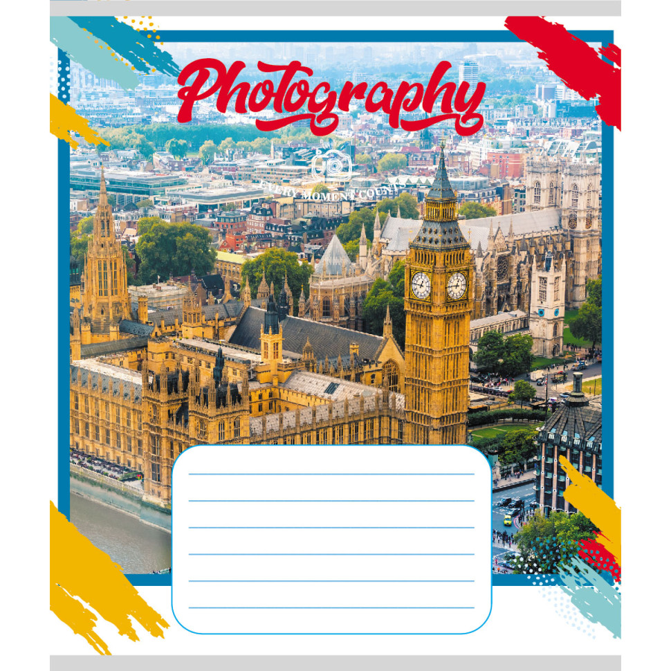 Тетрадь общая "Фотография" 096-959044K-1 в клетку, 96 листов
