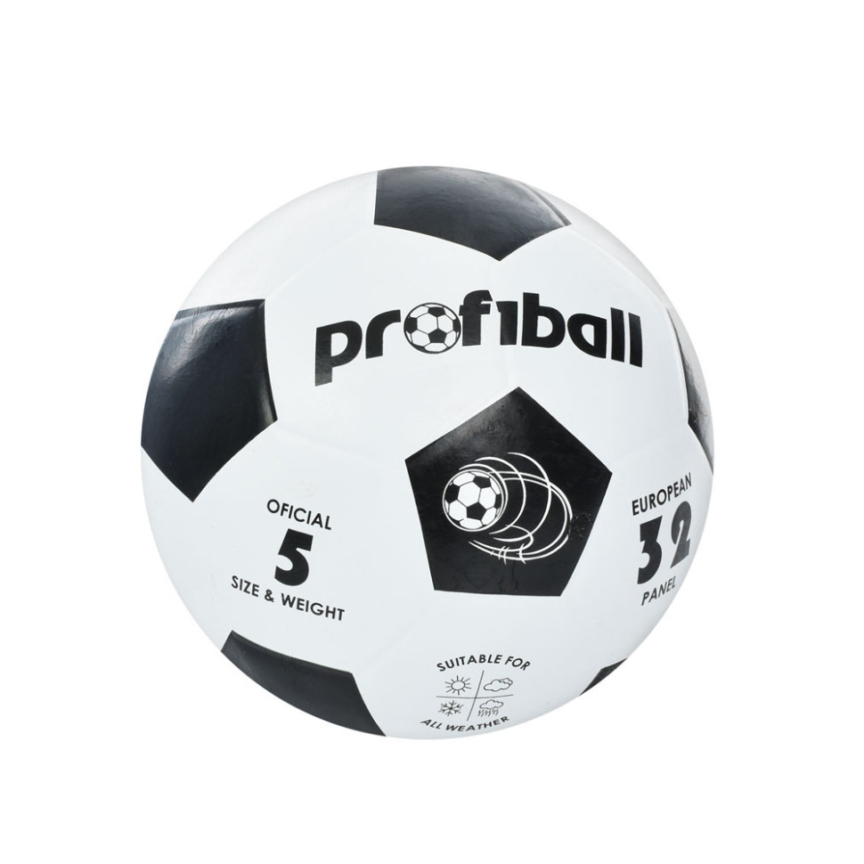 Футбольный мяч "Profiball" VA 0014-1(Black) размер № 5 резина