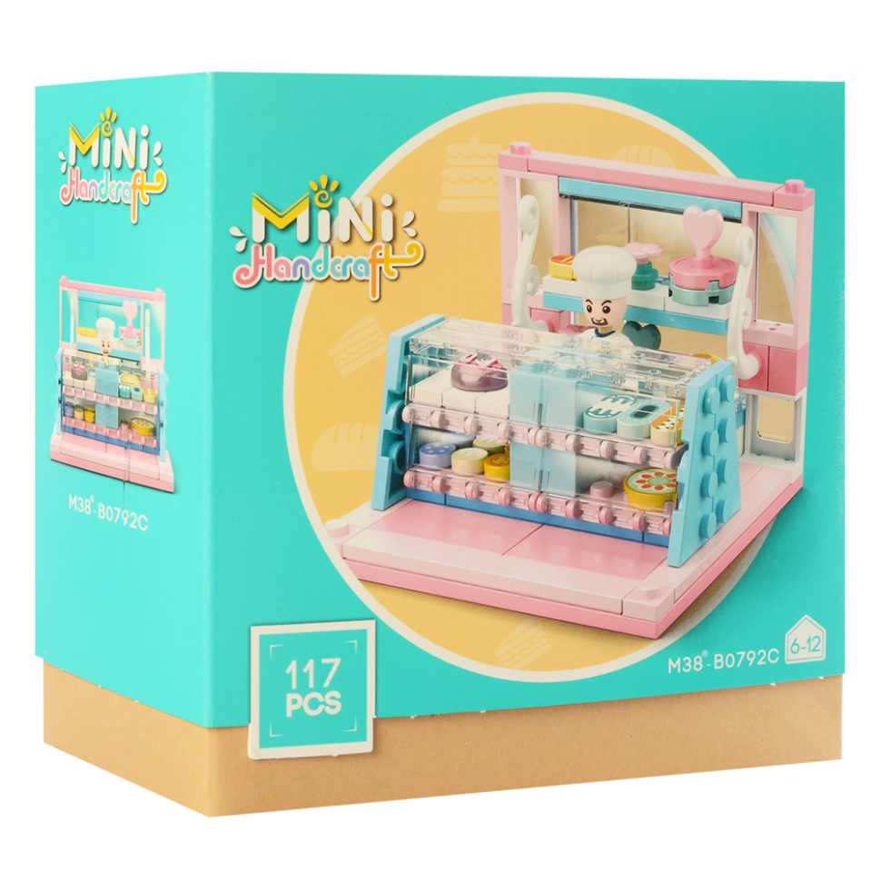 Конструктор BAMBI M38-B0792A магазин, фигурка, 99-117 деталей M38-B0792C
