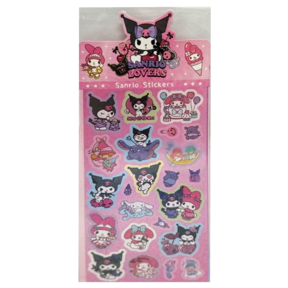 Наклейки декоративные "Sanrio Stickers" SZ240906-18 с блестками