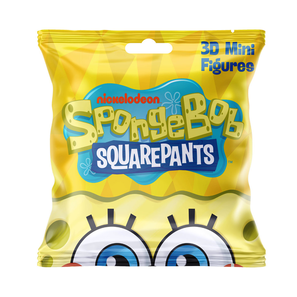 Коллекционная фигурка-сюрприз "Губка Боб" Sponge Bob SB3D-2025