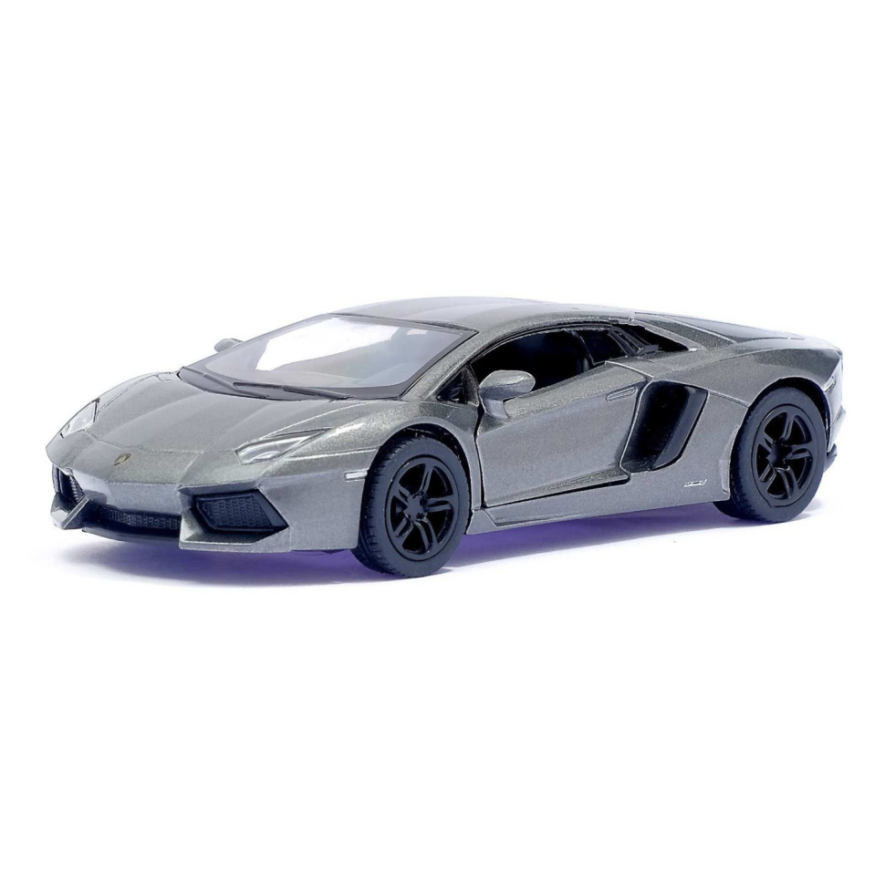 Автомодель легковая LAMBORGHINI AVENTADOR LP 700-4, 5'' KT5355W, 1:38 Серый