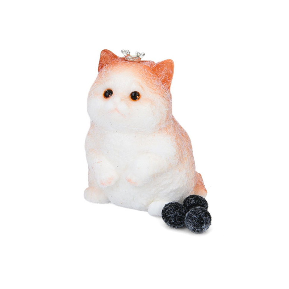 Детская антистресс-игрушка "Кошечка" MS 4764(Orange-1) размер 9 см