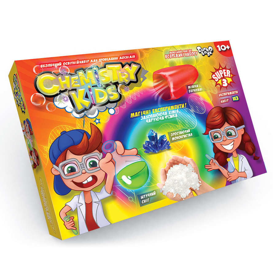 Детский набор для проведения опытов "CHEMISTRY KIDS" CHK-02 CHK-02-03U
