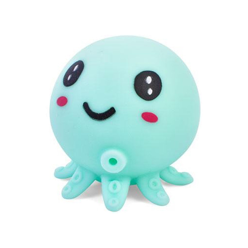 Детская игрушка-антистресс "Осьминог" MS 3951(Turquoise) с мукой, 7,5 см
