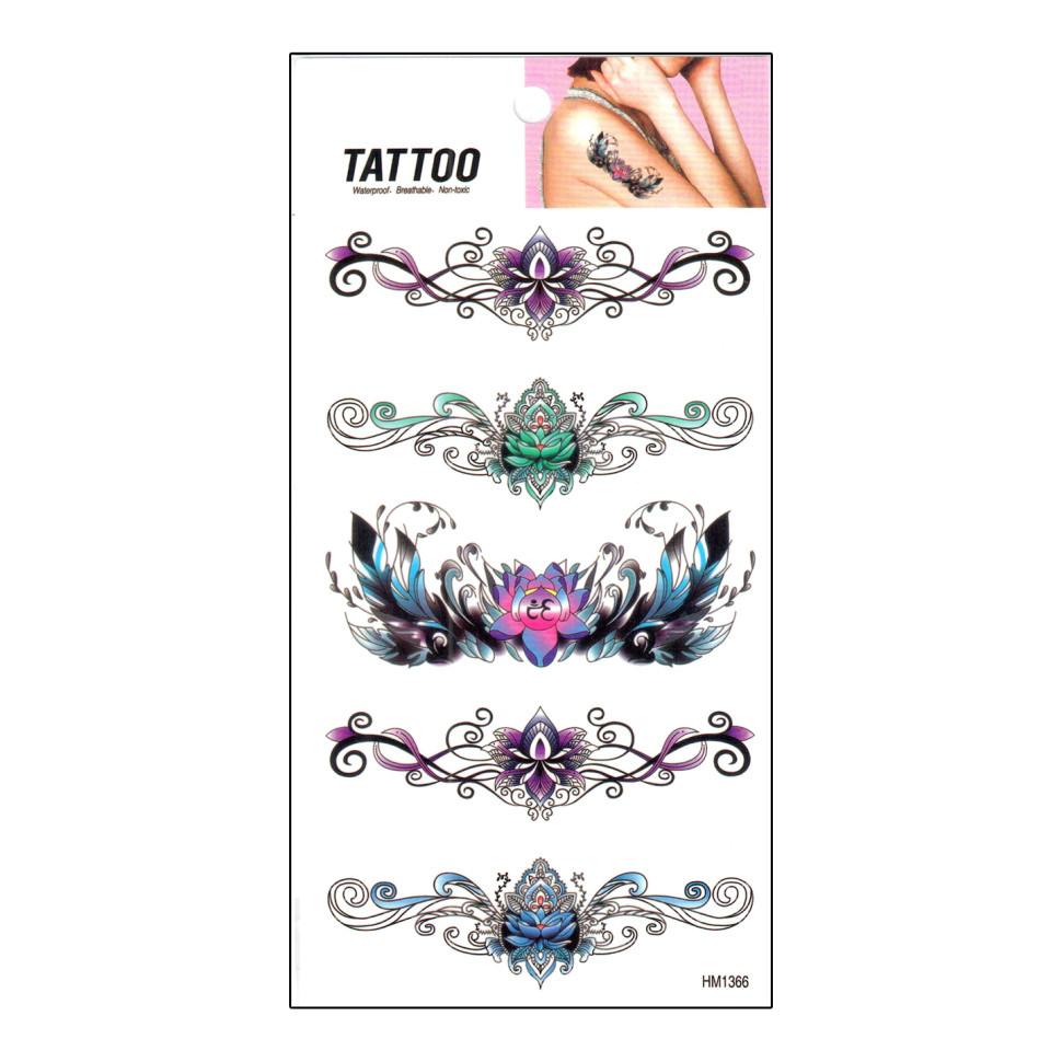 Временная татуировка "Romantic Five Tattoo" 1020-HM1366