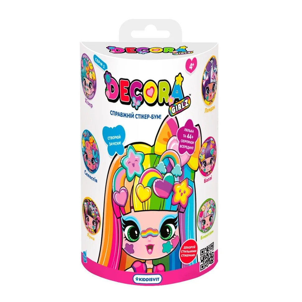 Игровой набор с куклой "Разноцветный Сюрприз" DECORA GIRLZ D1000